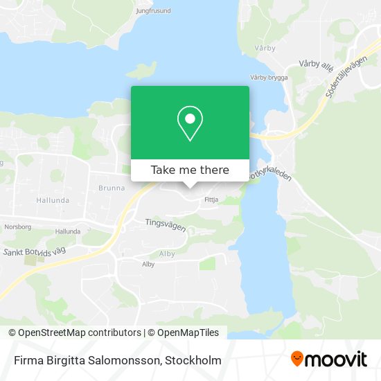 Firma Birgitta Salomonsson map