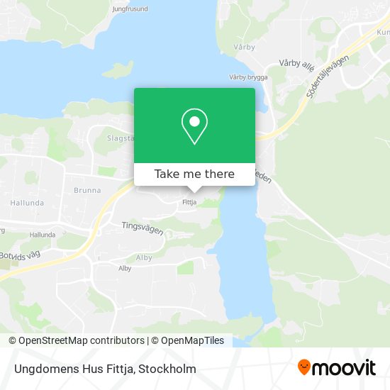 Ungdomens Hus Fittja map