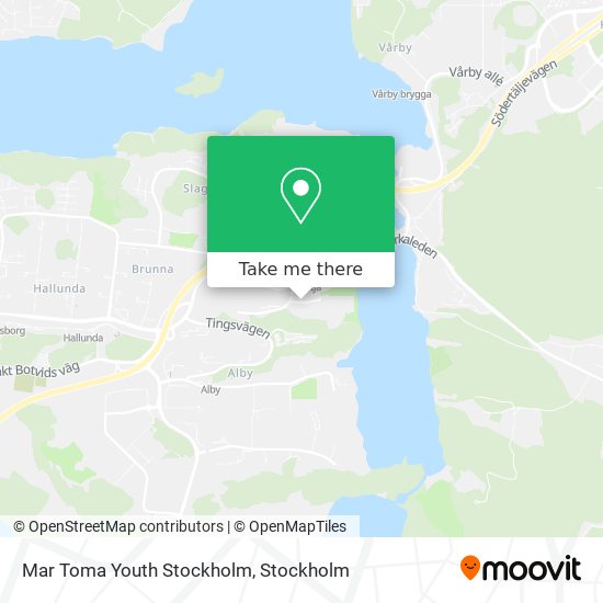 Mar Toma Youth Stockholm map