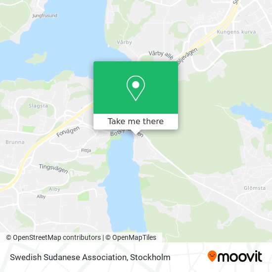 Swedish Sudanese Association map