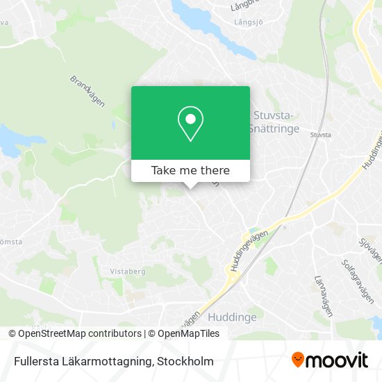 Fullersta Läkarmottagning map