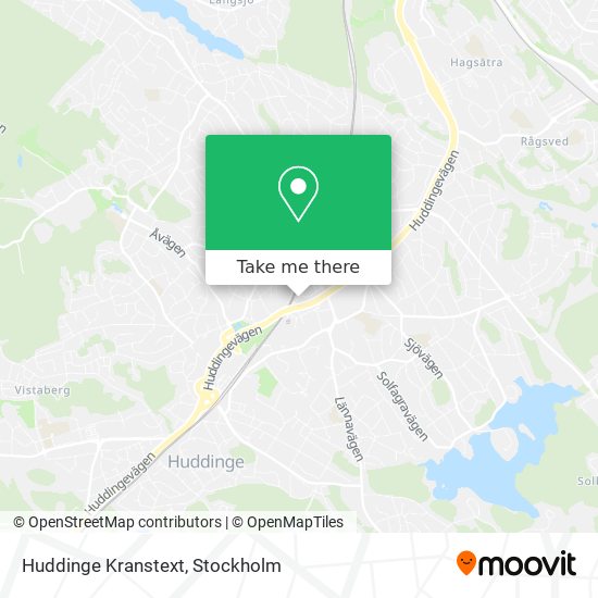 Huddinge Kranstext map