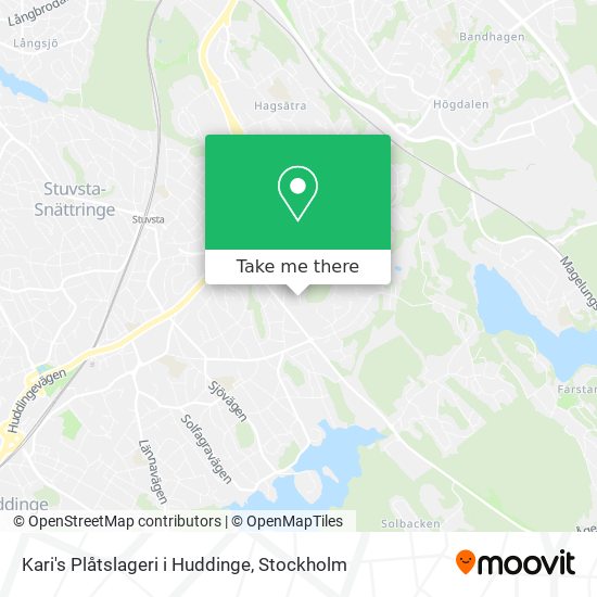 Kari's Plåtslageri i Huddinge map