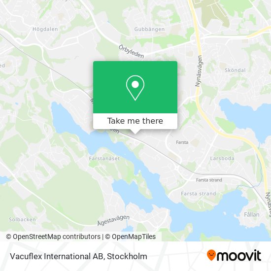 Vacuflex International AB map