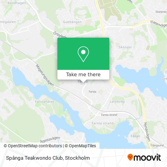 Spånga Teakwondo Club map