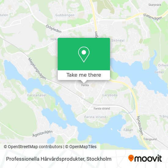 Professionella Hårvårdsprodukter map