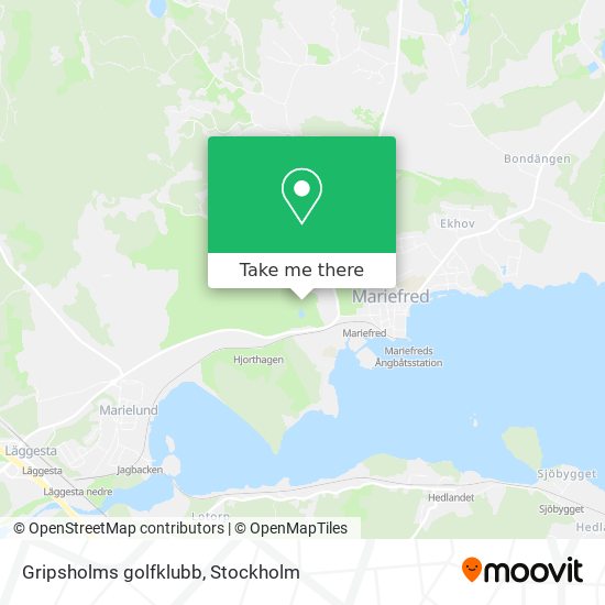 Gripsholms golfklubb map