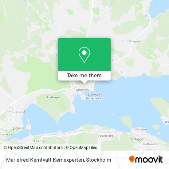 Mariefred Kemtvätt Kemexperten map