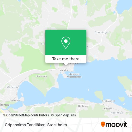 Gripsholms Tandläkeri map