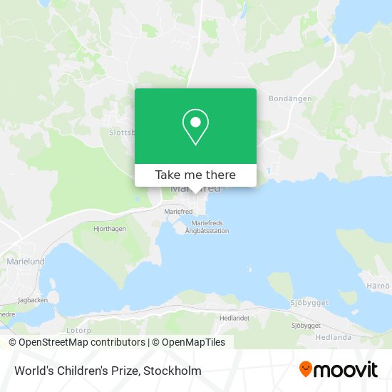 World's Children's Prize map