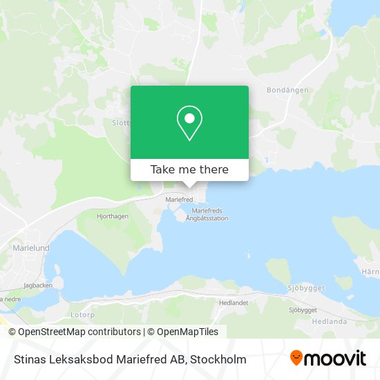 Stinas Leksaksbod Mariefred AB map