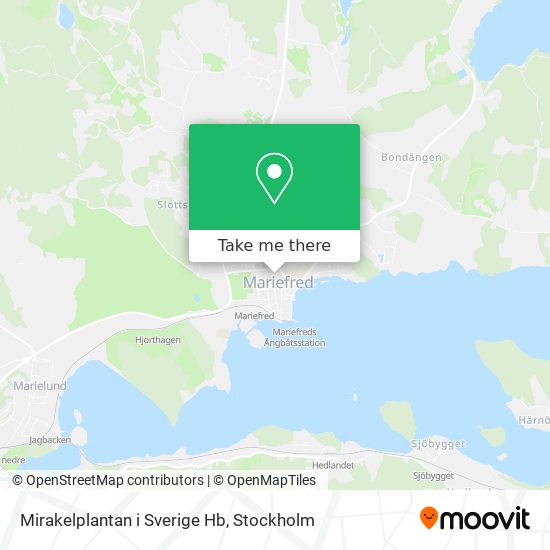 Mirakelplantan i Sverige Hb map