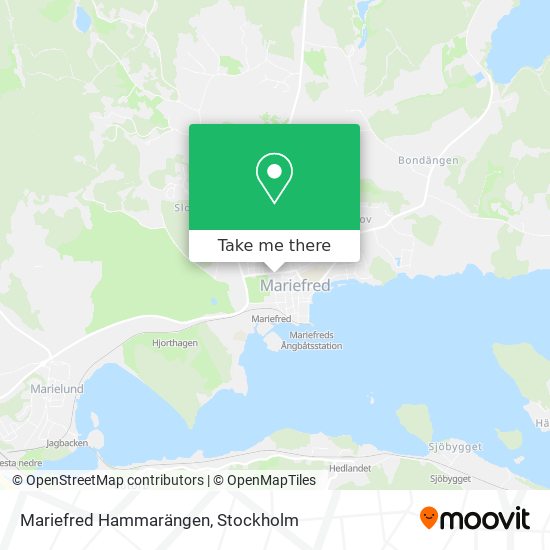 Mariefred Hammarängen map