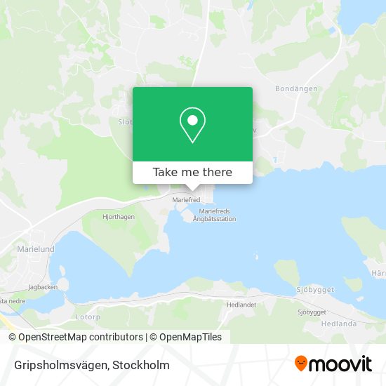 Gripsholmsvägen map