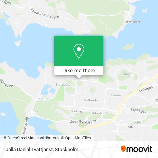 Jalla Danial Tvättjänst map