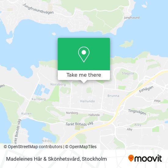 Madeleines Hår & Skönhetsvård map