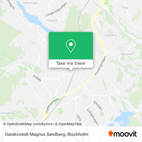 Datakonsult Magnus Sandberg map