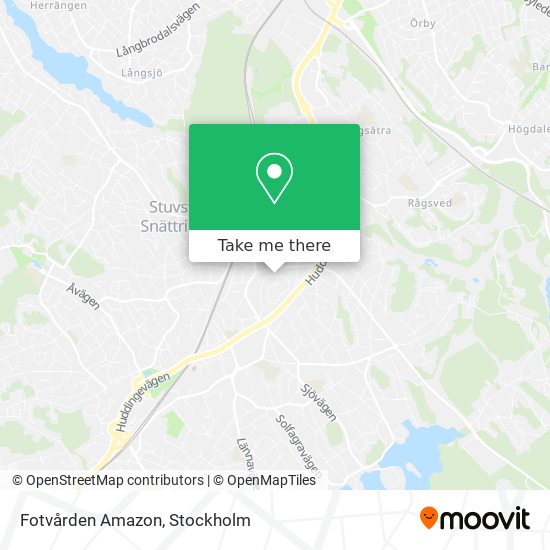 Fotvården Amazon map