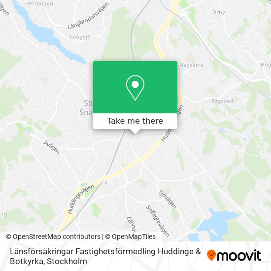 Länsförsäkringar Fastighetsförmedling Huddinge & Botkyrka map