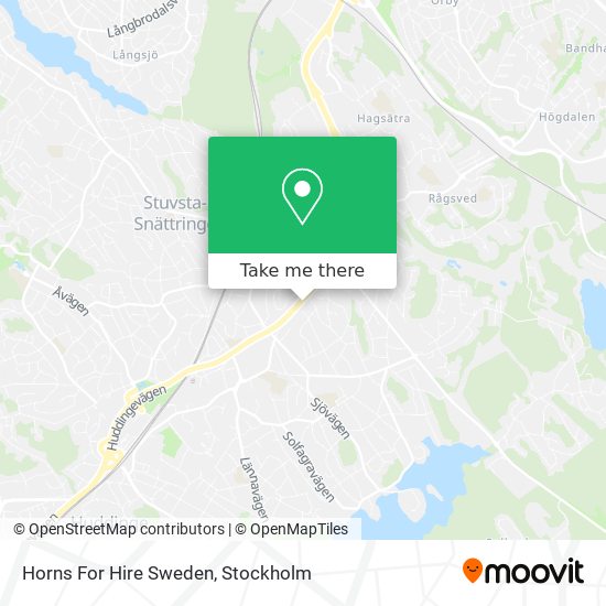 Horns For Hire Sweden map