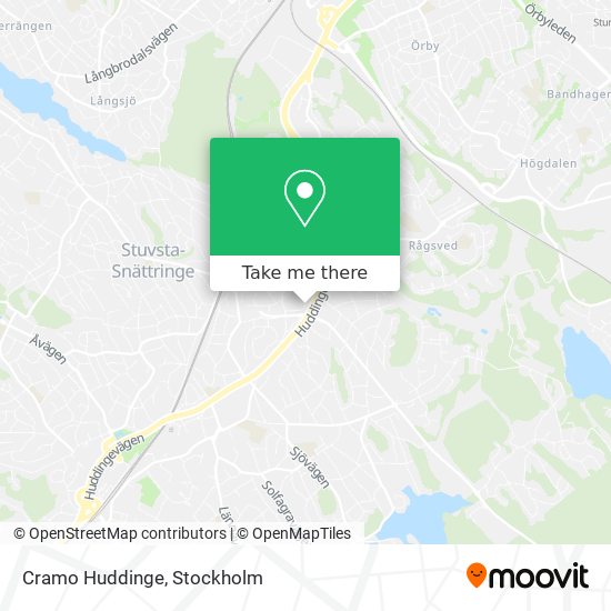 Cramo Huddinge map