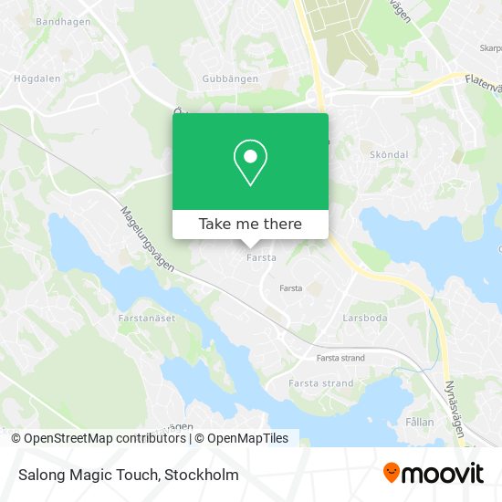 Salong Magic Touch map