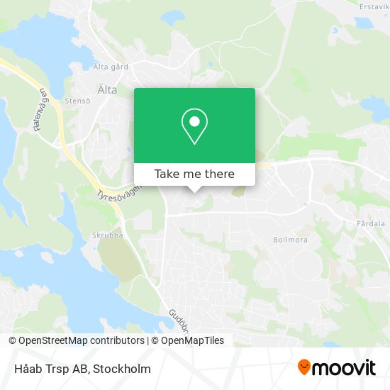 Håab Trsp AB map