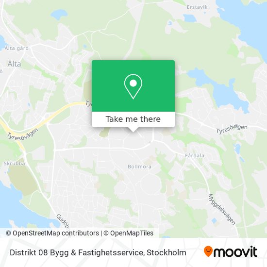 Distrikt 08 Bygg & Fastighetsservice map