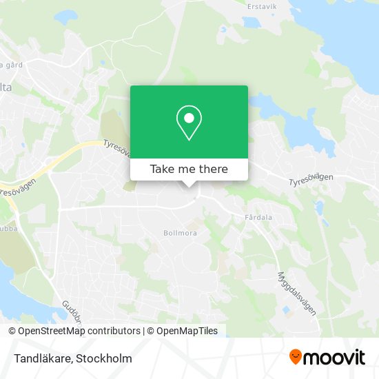 Tandläkare map