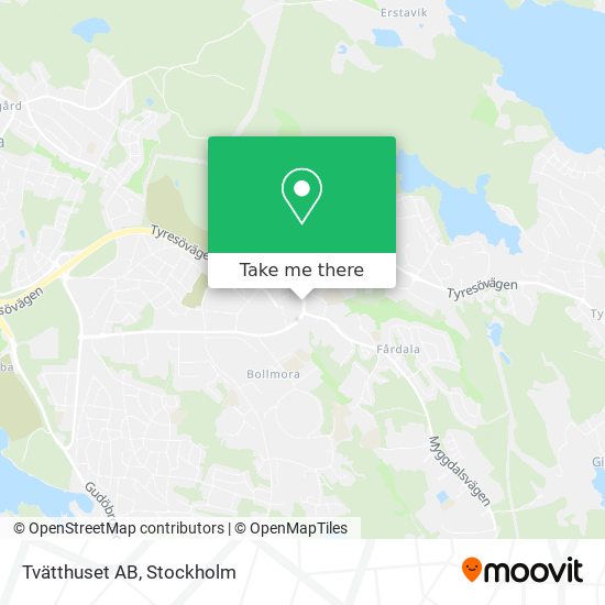 Tvätthuset AB map