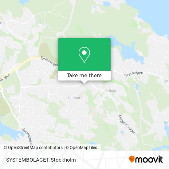 SYSTEMBOLAGET map