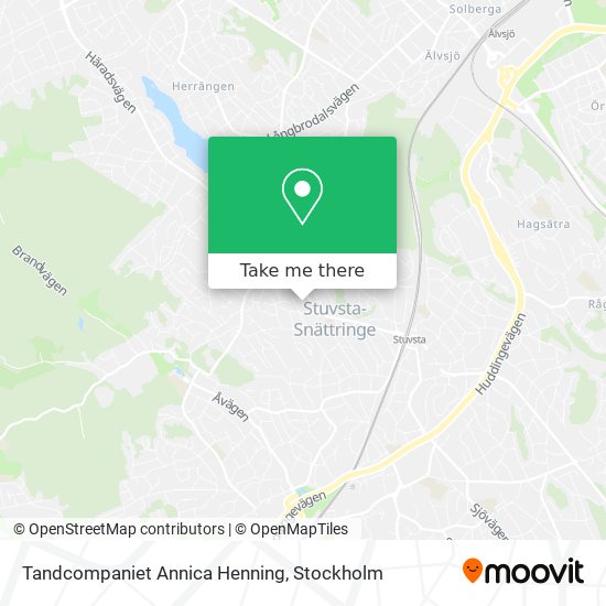 Tandcompaniet Annica Henning map