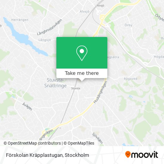 Förskolan Kräpplastugan map