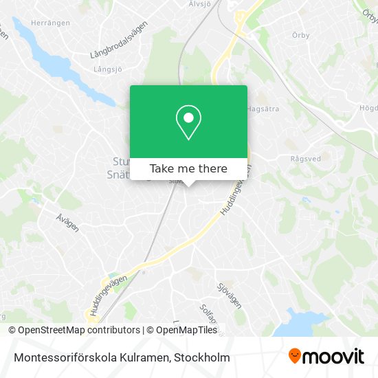 Montessoriförskola Kulramen map