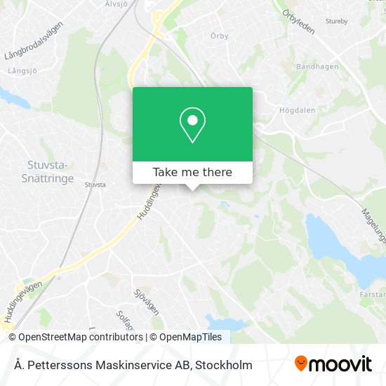 Å. Petterssons Maskinservice AB map