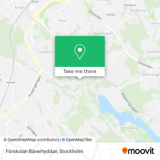 Förskolan Bäverhyddan map