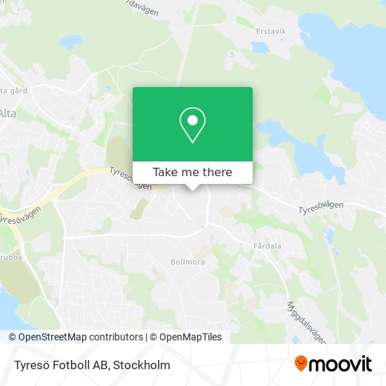 Tyresö Fotboll AB map