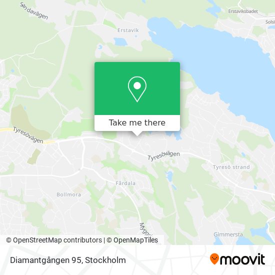 Diamantgången 95 map