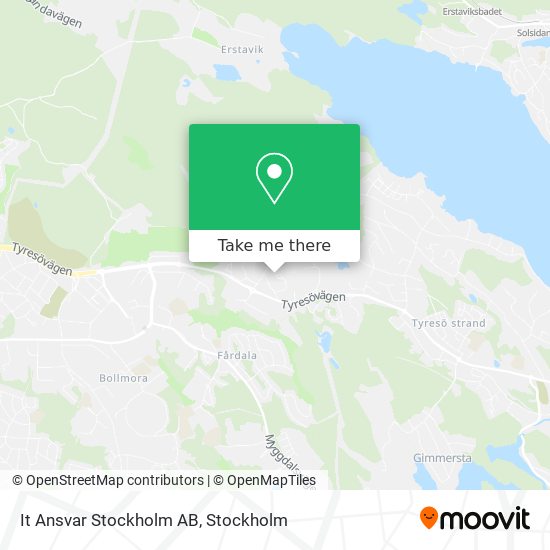 It Ansvar Stockholm AB map