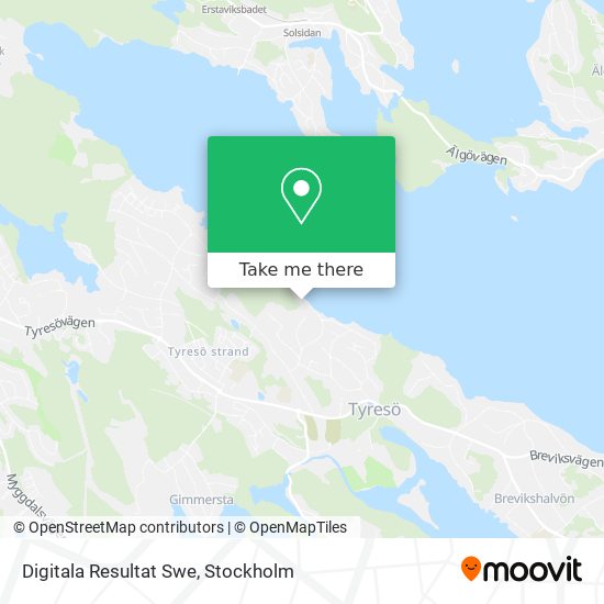 Digitala Resultat Swe map