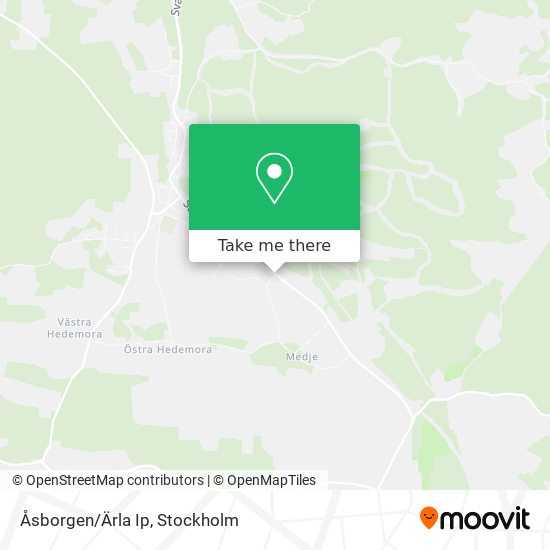 Åsborgen/Ärla Ip map