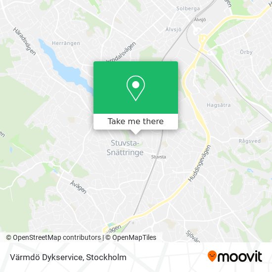 Värmdö Dykservice map