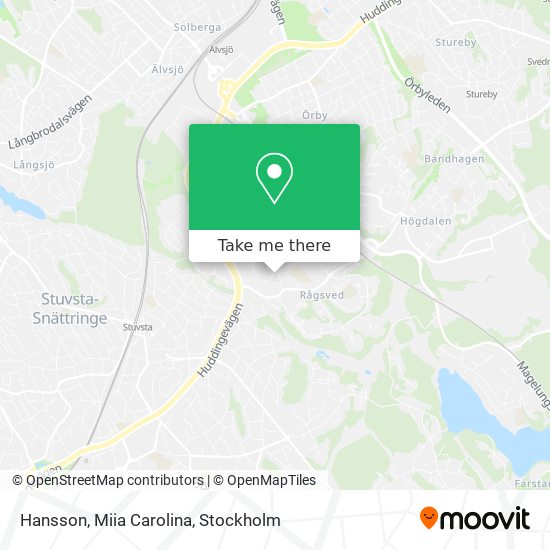 Hansson, Miia Carolina map