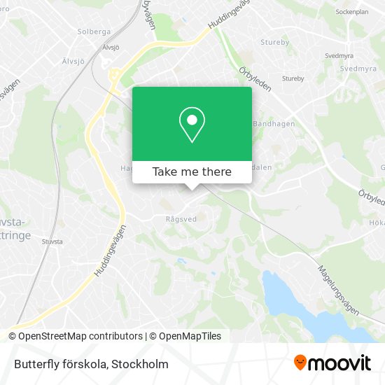 Butterfly förskola map