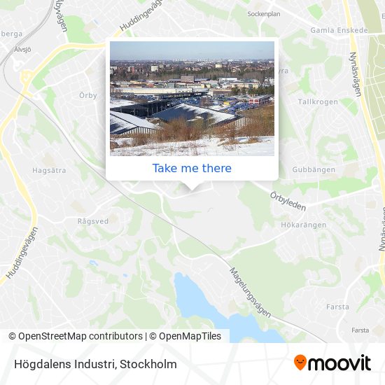 Högdalens Industri map