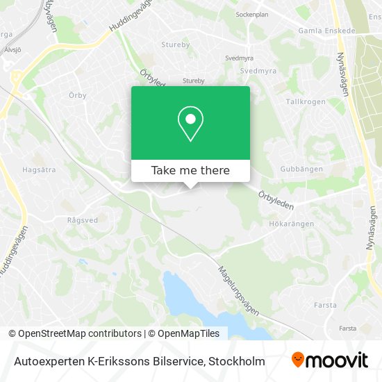 Autoexperten K-Erikssons Bilservice map