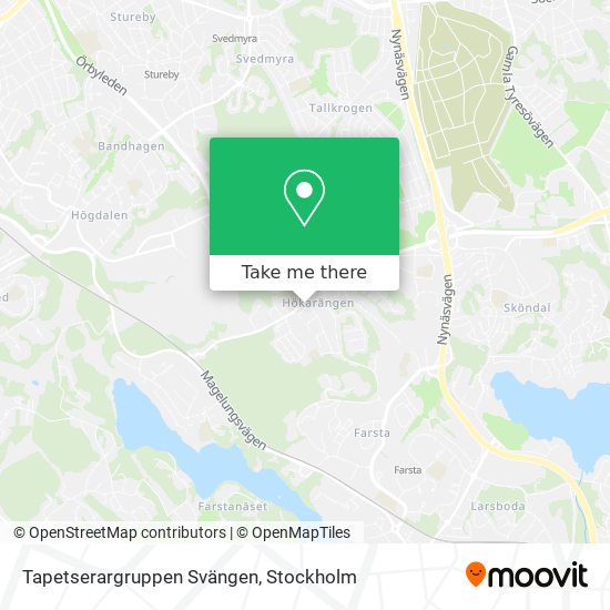 Tapetserargruppen Svängen map