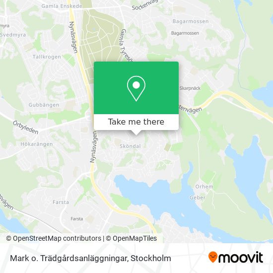 Mark o. Trädgårdsanläggningar map