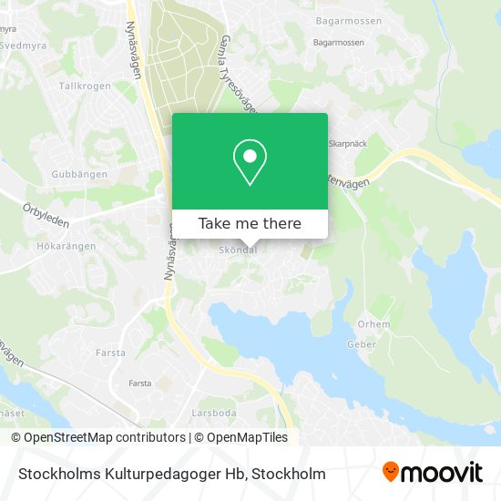 Stockholms Kulturpedagoger Hb map