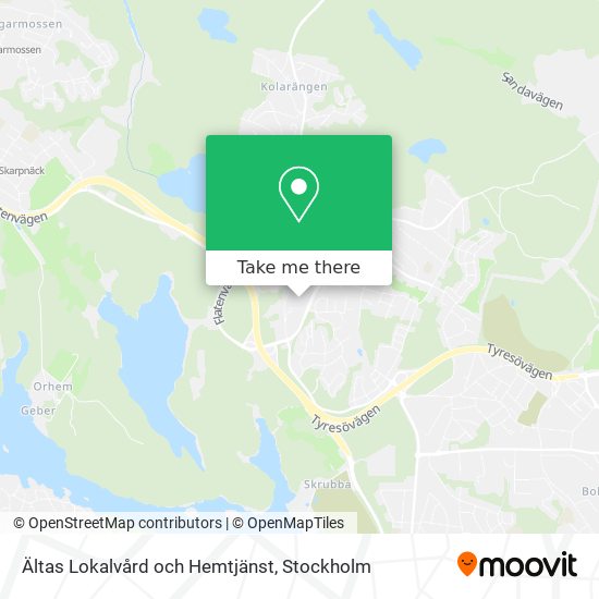 Ältas Lokalvård och Hemtjänst map